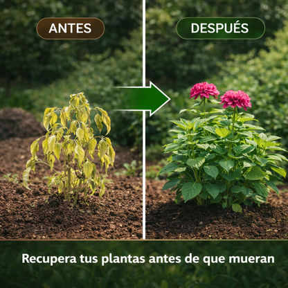 VIRESTA - ACTIVADOR NATURAL DE SUELO PARA PLANTAS FUERTES Y SANAS