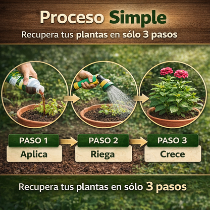 VIRESTA - ACTIVADOR NATURAL DE SUELO PARA PLANTAS FUERTES Y SANAS