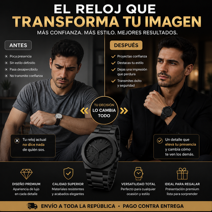 ⌚ Reloj Árabe Premium – La Apariencia de un Reloj de Lujo Sin Pagar una Fortuna