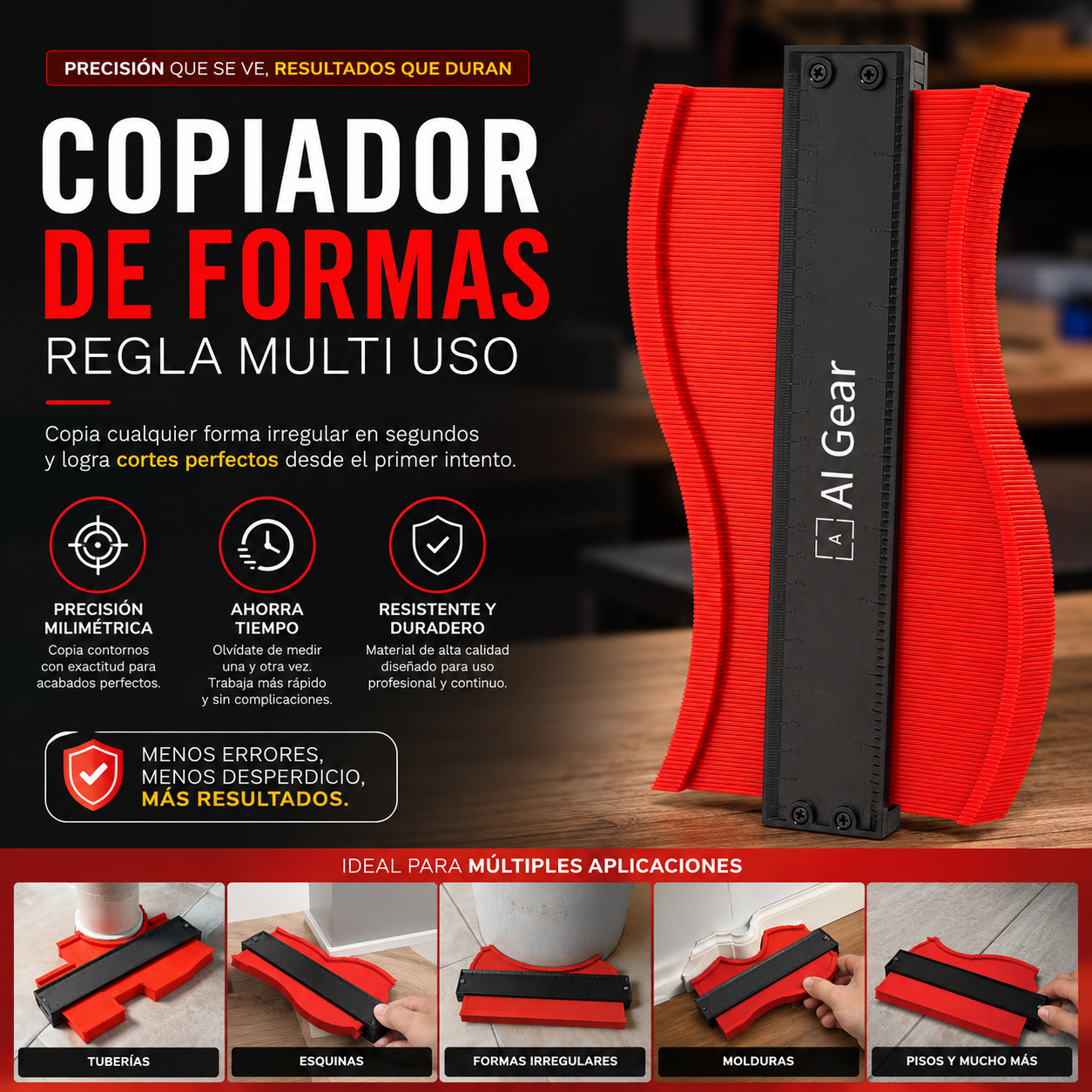 Copiador de Formas Multiuso Pro – Cortes Perfectos en Segundos