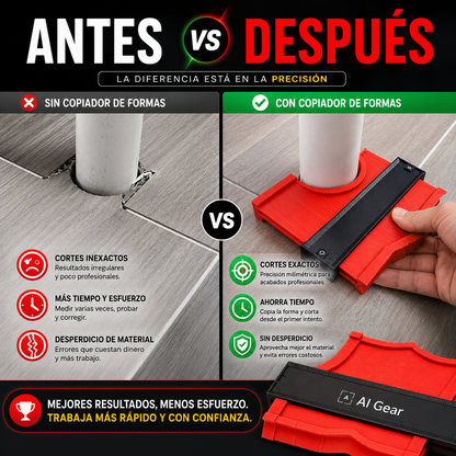Copiador de Formas Multiuso Pro – Cortes Perfectos en Segundos