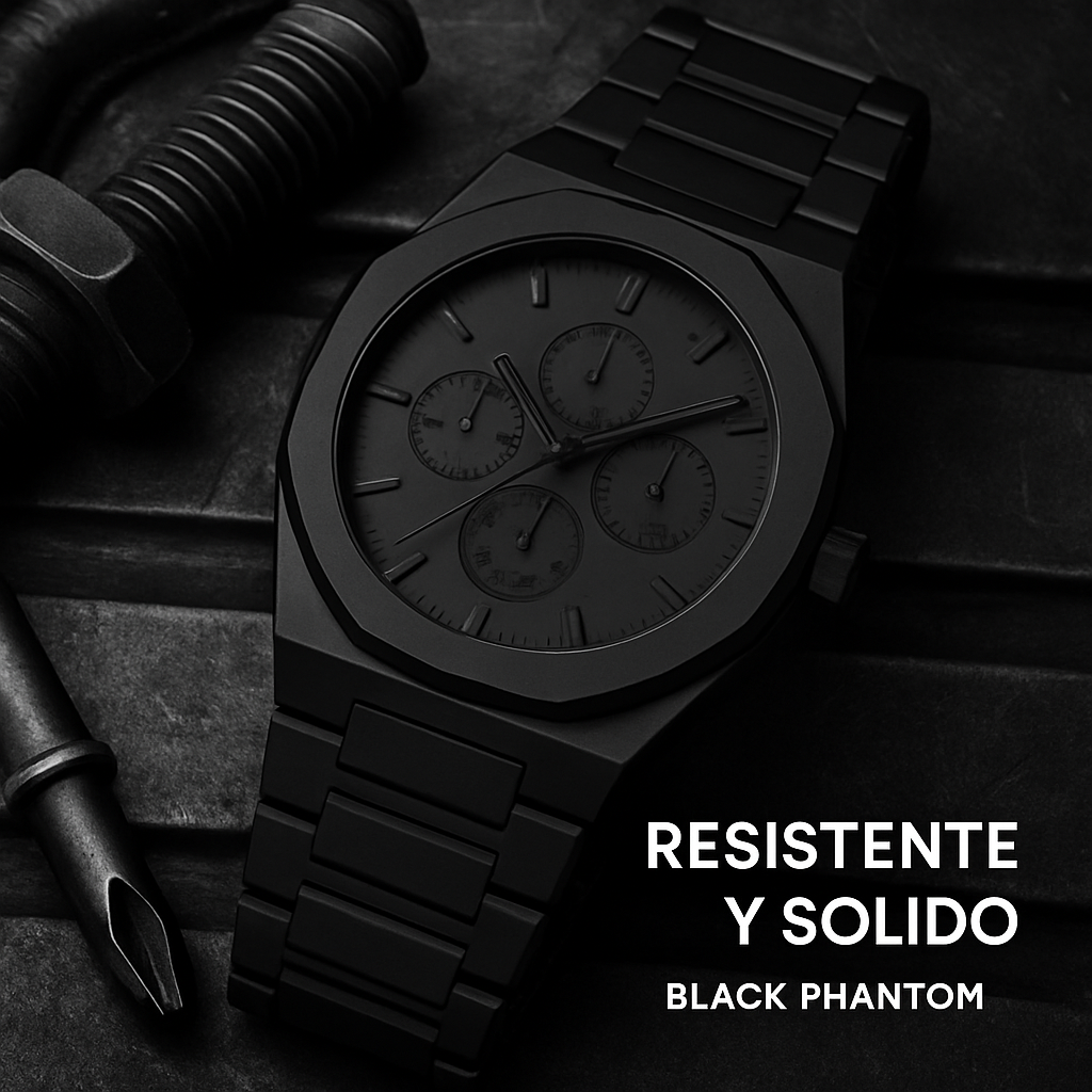 BLACK PHANTOM™ — El reloj que impone respeto