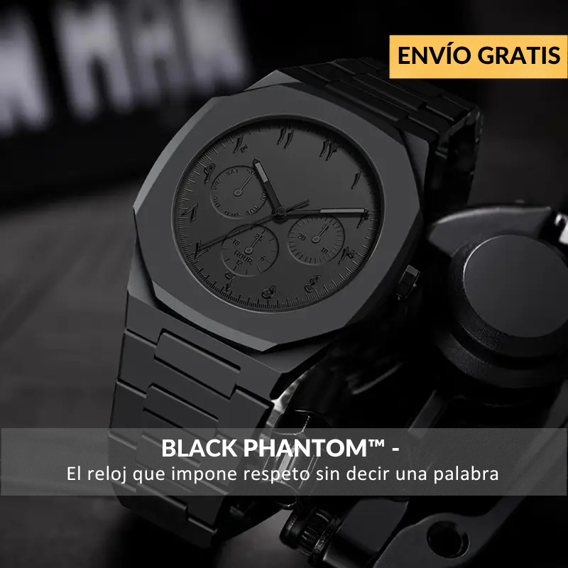 BLACK PHANTOM™ — El reloj que impone respeto